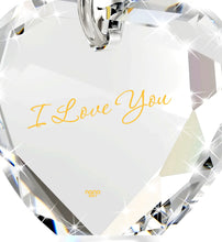 Tiny Crystal Heart Necklace