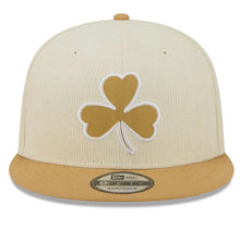 Boston Celtics 2025 City Edition Chrome White Corduroy 9FIFTY Snapback