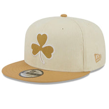 Boston Celtics 2025 City Edition Chrome White Corduroy 9FIFTY Snapback