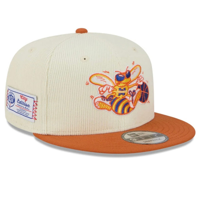 Charlotte Hornets 2025 City Edition Chrome White Corduroy 9FIFTY Snapback