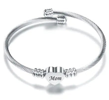Stainless Steel Braided Mother’s Day Bracelets for Mom