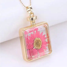 Coral Floral Big Wildflower Necklace